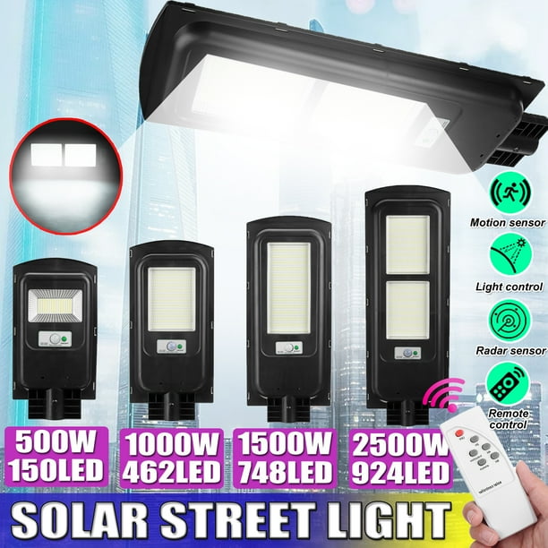 500W-2500W Street Light Solar Powered Wall Lamp Motion Outdoor Garden W/ Remote 500W-2500W Street Light Solar Powered Wall Lamp Motion Outdoor Garden W/ Remote